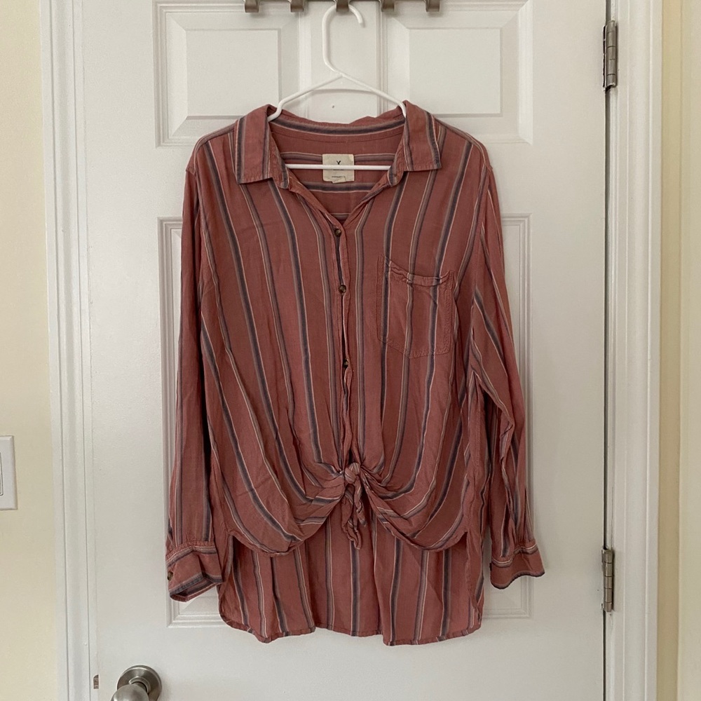 Multi colored long sleeve shirt